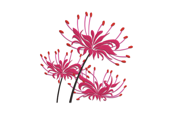 Red Spider Lily Embroidery Design Review